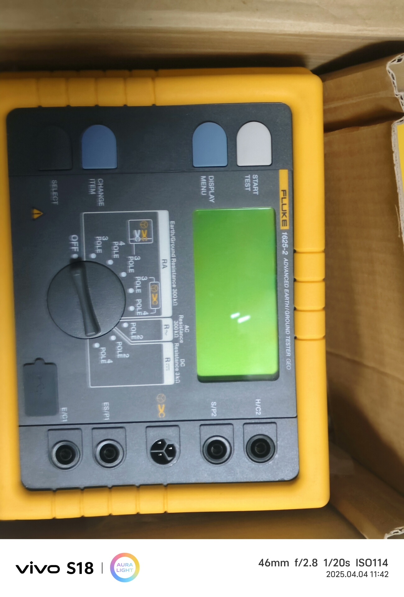 1625-2 福禄克接地电阻测试仪 全新正品，带包装资料