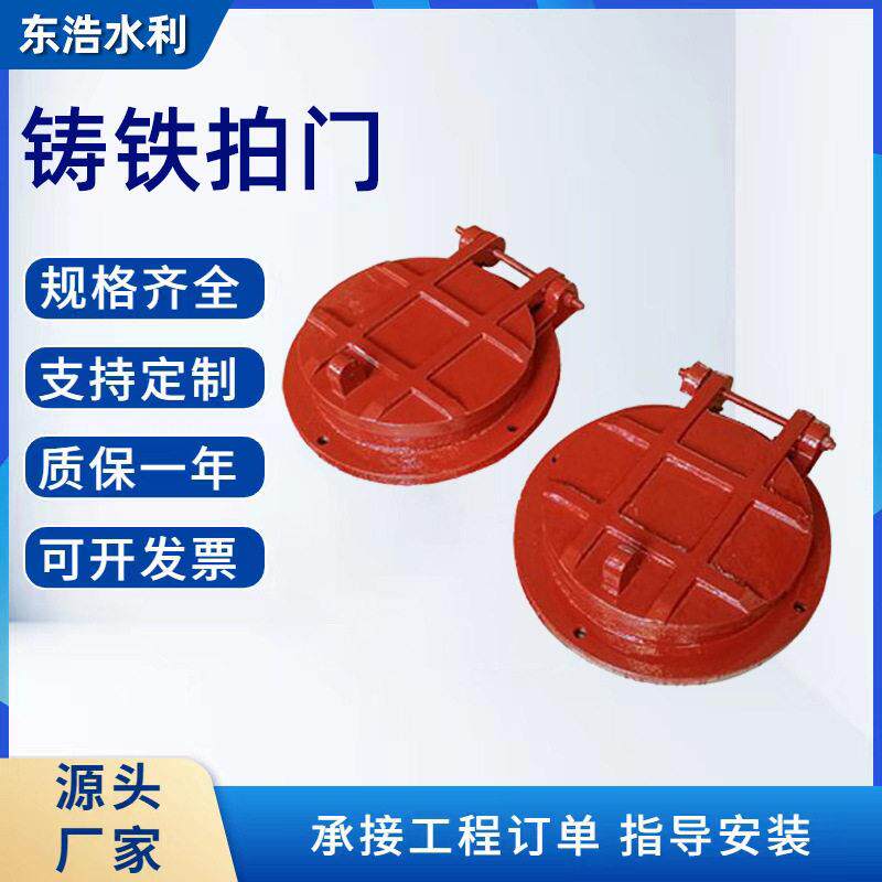 铸铁拍门钢制污水管道强度水电站雨水玻璃钢闸门