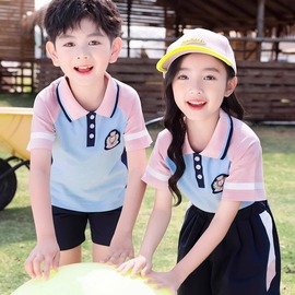 小学生校服夏装纯棉儿童运动服三件套幼儿，园园服春秋款毕业照班服