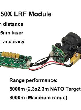 5000米微型红外传感器IRsensor热成像集成RS422激光测距模组5km