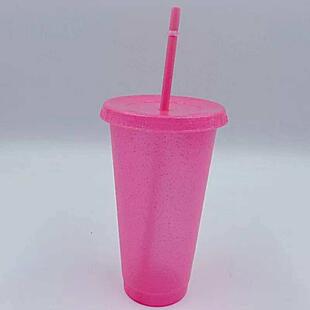 Mugs Coffee Drink Logo Lid with Straw Color Change Cold 1pcs