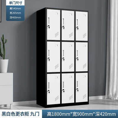 浴室彩色瑜伽子带感应储物柜铁皮柜锁柜储存锁柜健身房换衣更衣柜