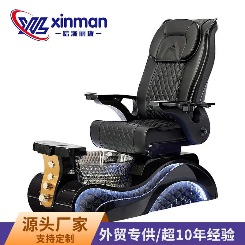 足浴椅电动美甲躺椅足疗店修脚泡脚沙发洗浴桑拿采耳按摩足疗沙发