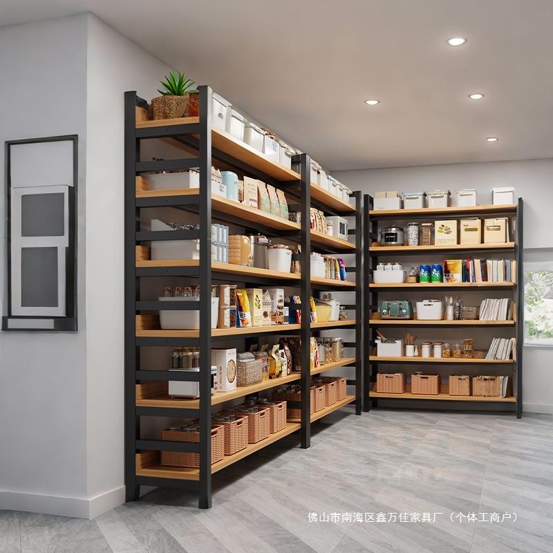 货架多层置物架落地收纳柜家用阳台储物八百库储物架超市样品展示