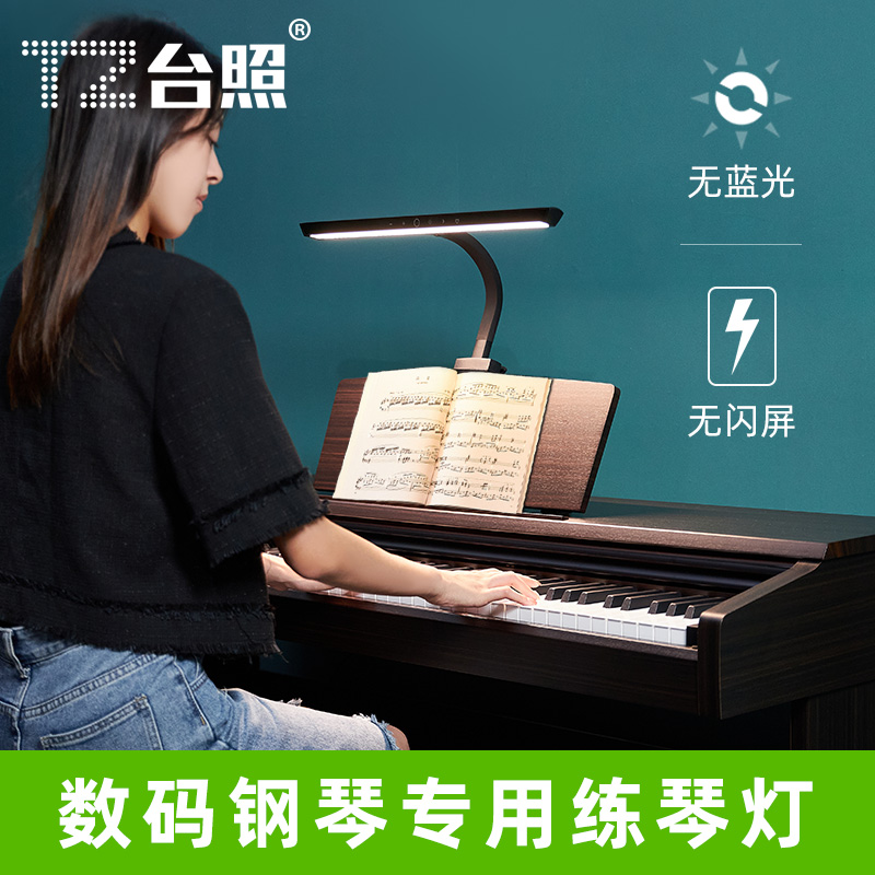 台照数码钢琴乐谱架灯琴谱灯曲谱架灯护眼灯电钢琴三角钢琴乐谱灯