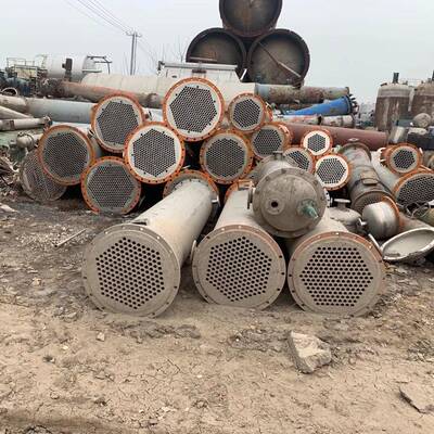 出售二手列管冷凝器304316材质冷凝器不锈钢冷凝器
