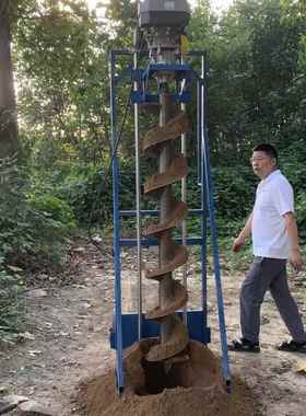 农网炸灌杆打洞机SGC山地光伏注桩挖坑杆机网油改造栽电线简单快