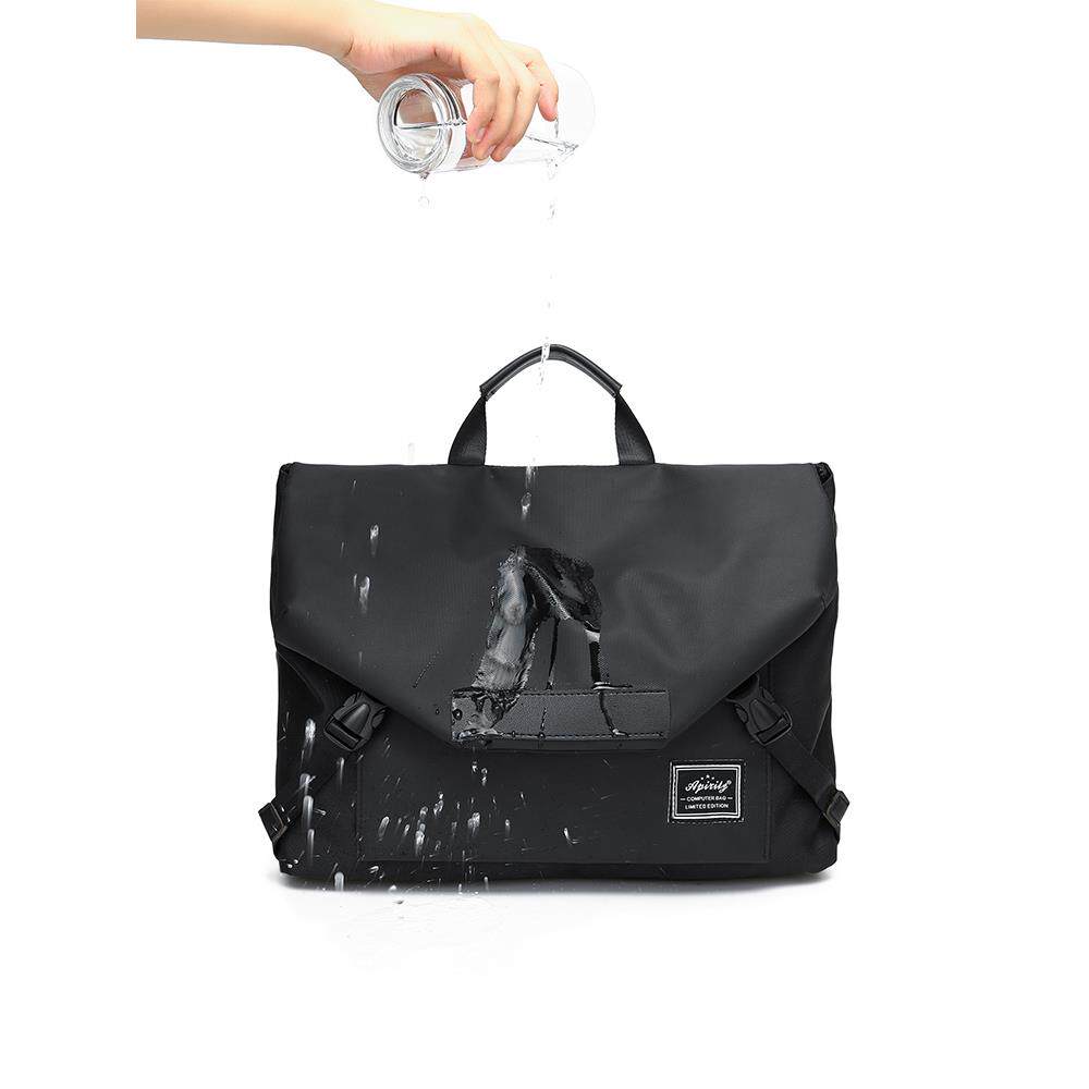 斜挎包男款通勤电脑包大容量笔记本手提公文包单肩包休闲邮差包