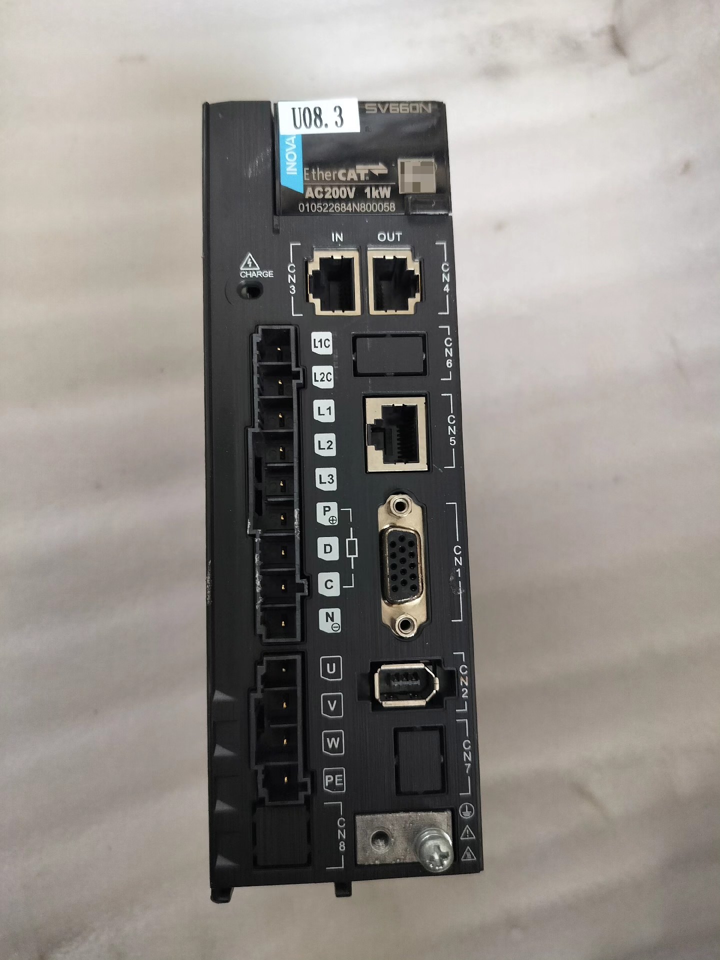 汇川伺服驱动器SV660NS7R6I-JS 数量一台实物图拍