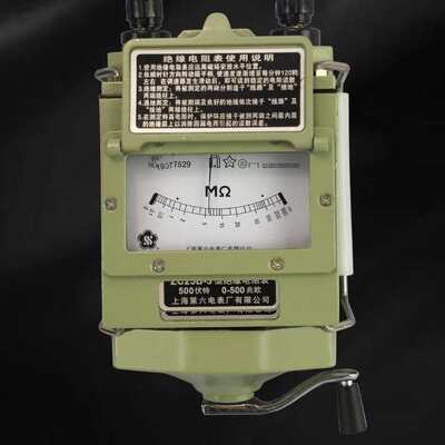 电第六zc25b 手摇式1（100mΩ上海兆/欧梅格表厂100v-）表