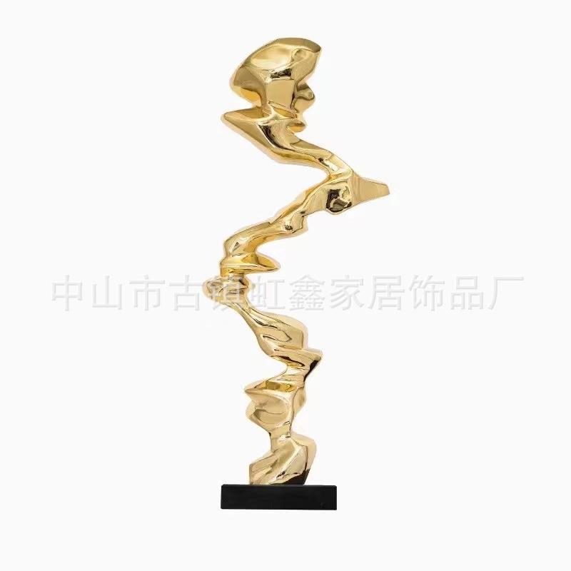 抽象落地艺雕塑摆电件入户玄关壁客厅bxgf1437酒店术龛视柜地台轻