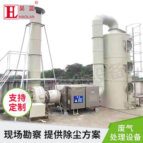 uv光解除油漆异味工业废气处理净化器空气活性炭吸附箱设备