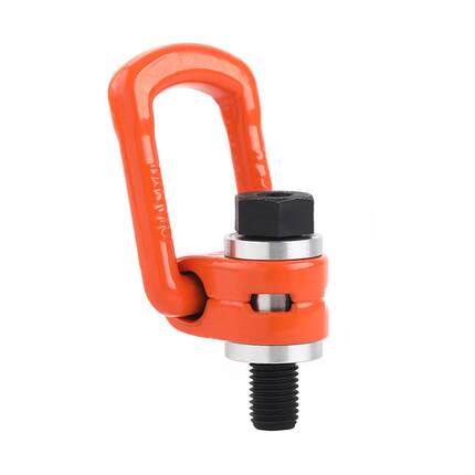 侧拉万向旋转吊环NSW侧向起丝重螺栓型吊装旋式T转可旋转钢绳7承