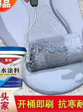 聚氨酯防水涂料屋顶裂缝修补材料外墙防水胶堵漏王液体卷材顶不漏