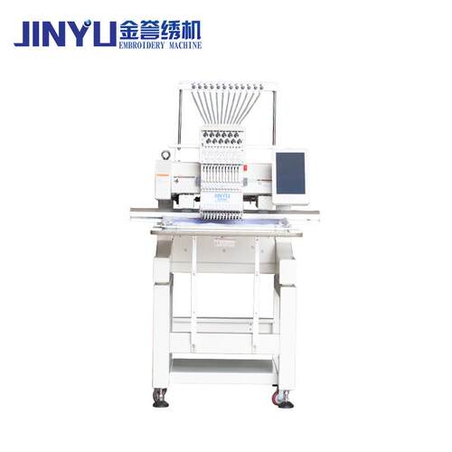 JINYU/金誉绣花机商用单头成衣绣机帽子刺绣机400*600mm平绣机