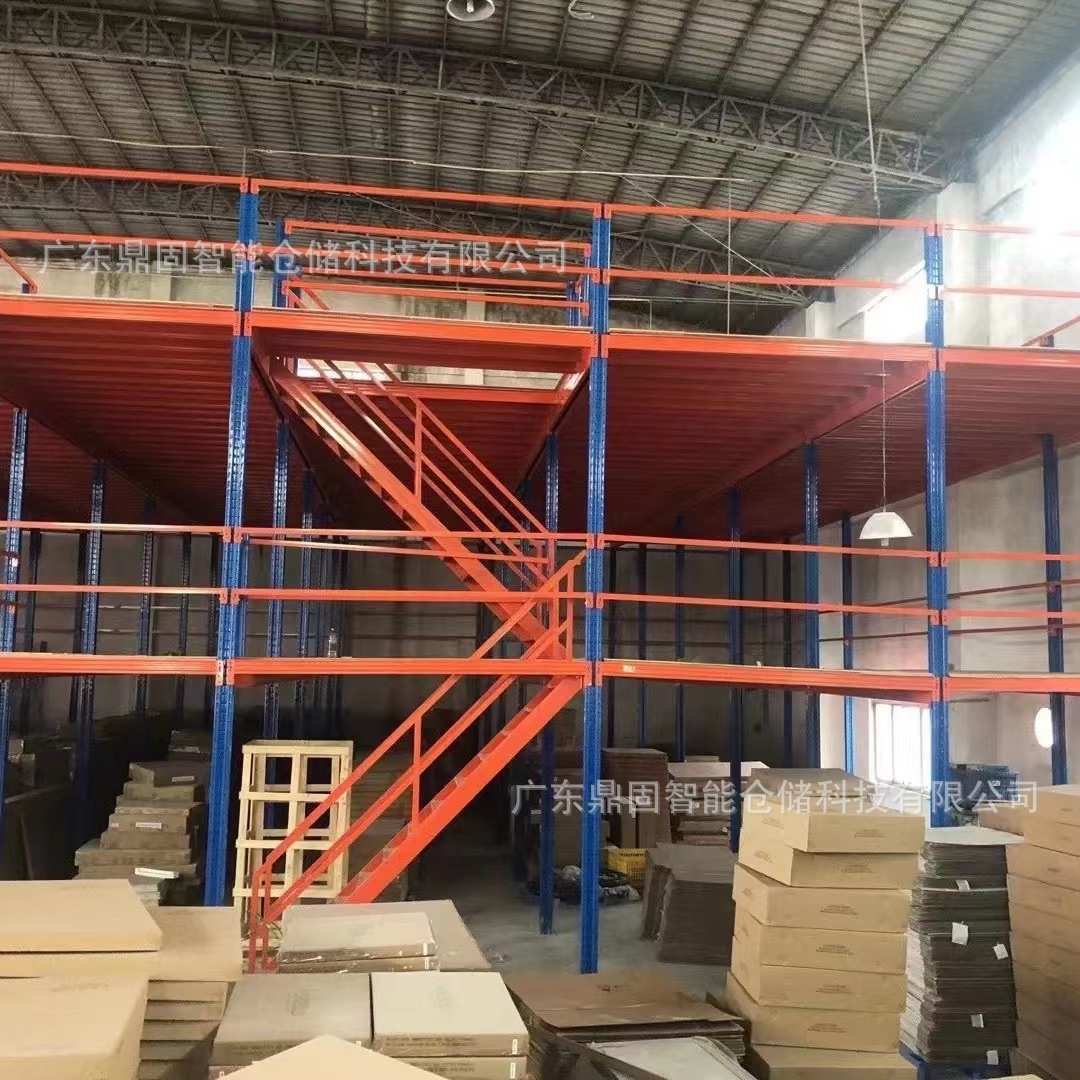 广州仓库拼装式阁楼平台搭建木板夹层仓储阁楼工厂直发可拆卸移动