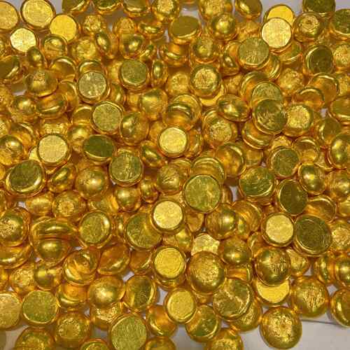 孟加拉赤金原材料小金豆里外一色火烧不变色可二次塑形DIY首饰