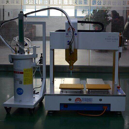 全自动点胶机四轴速点胶机配2600ML硅橡胶压力桶自动滴胶机胶水