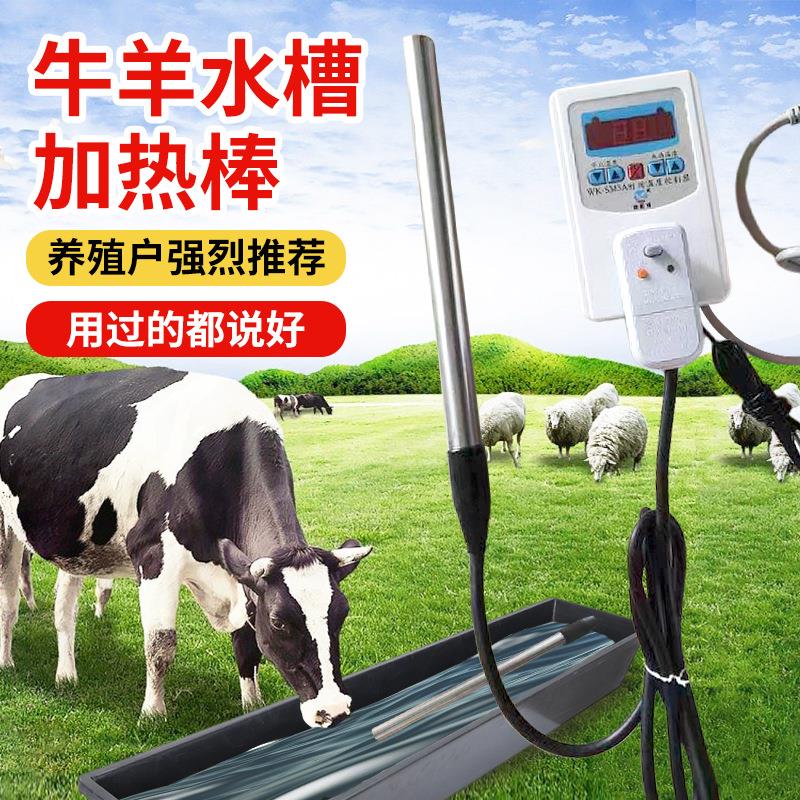 牛羊饮水槽加热管马场烧水不锈钢加热棒养殖场饮水加热器电加热