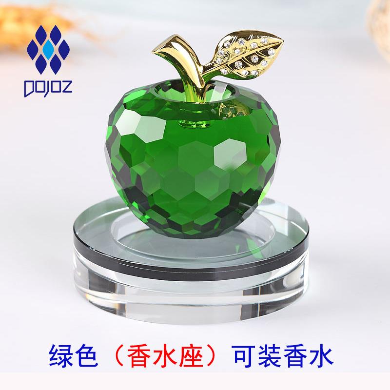 高档晶汽车摆件水苹香水女车载内饰中控台车女神2果0上24新款车内