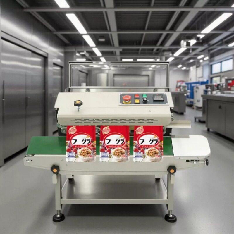 FR-880豪华封口机全自动薄膜连续封口机商用小型铝箔袋热封包装机