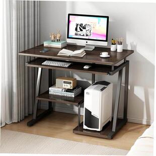 柜架电脑 laptop computer desk 桌子 占地少 study table 一体桌