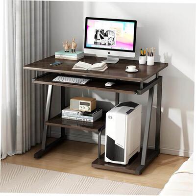 柜架电脑 laptop computer desk 桌子 占地少 study table 一体桌
