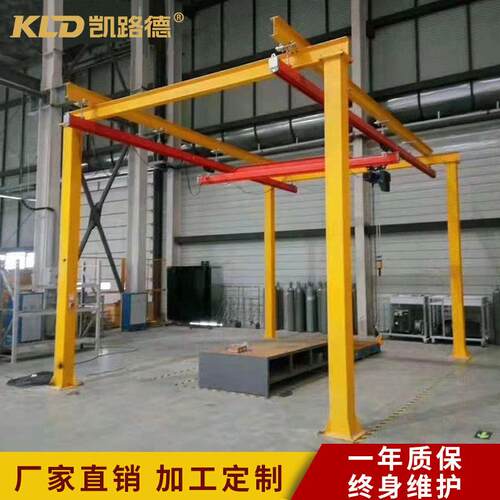 北京自立式组合吊轻载系统单梁悬挂吊机KBK柔性轨道起重机crane