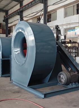 Q235钢制离心风机4-72-6C 7.5KW 工业厂房中压管道风机抽风机