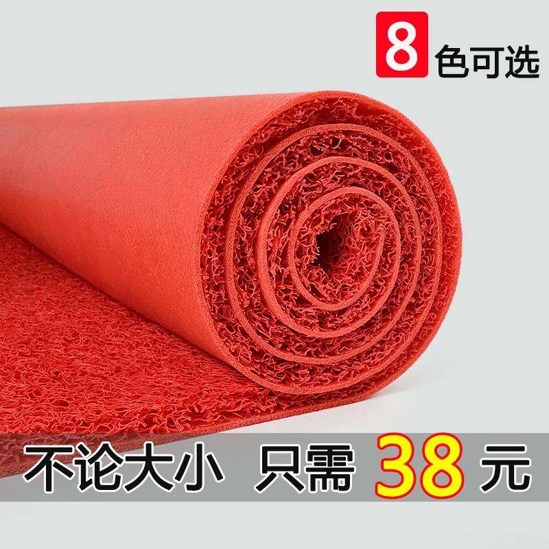 加厚丝圈地垫门垫厨房防滑垫家用入户门大门口蹭土脚垫地毯可裁剪
