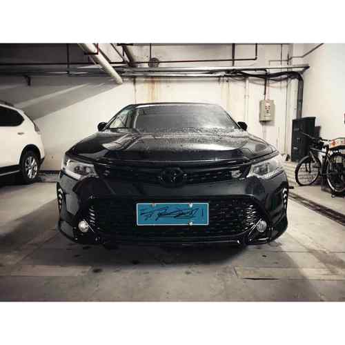 7黑KVA.5代1517凯美瑞改装武士1中网下网前脸机盖饰条大灯灯6眉