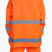 摩托车户外骑行反光防雨服印LOOG 套装 批发荧光橙分体式 雨衣雨裤