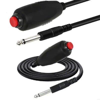 Nurse Call Cord Push Button Cable with Bed Sheet Clip 6.35mm