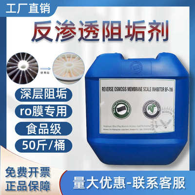 蓝旗缓蚀反渗透阻垢剂磷酸盐循环水食品级缓释ro膜除垢剂絮凝剂