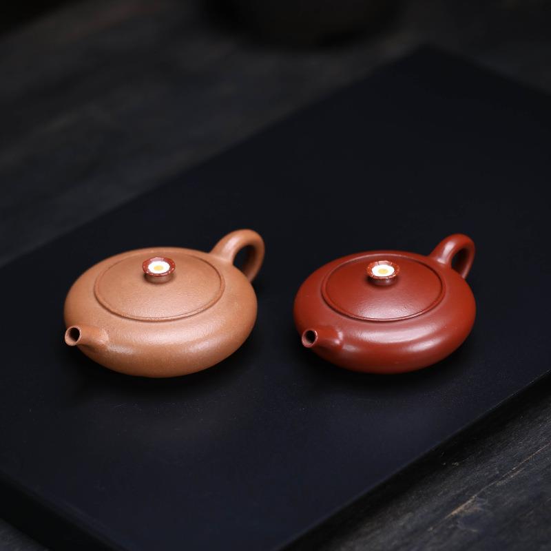 紫砂壶宜兴小容量茶壶小品·安宁壶手工紫砂壶过滤泡茶壶小号功夫