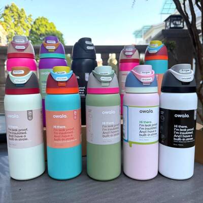 Original Owala Insulated Stainless Steel Water Bottle with S