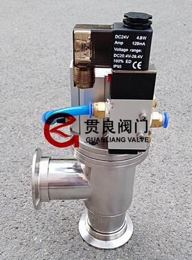 气动高真空挡板阀GDQ-J16b/J25b/J40b/J50bKF连接波纹管密封