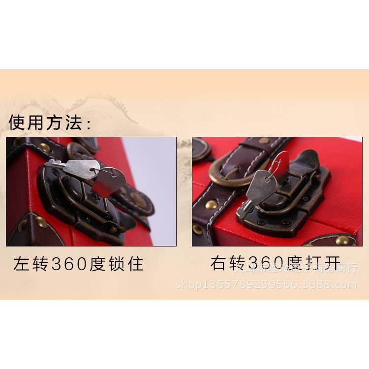 复古手提箱收婚嫁箱婚嫁纳箱KVG箱新娘嫁箱嫁妆皮陪收纳箱