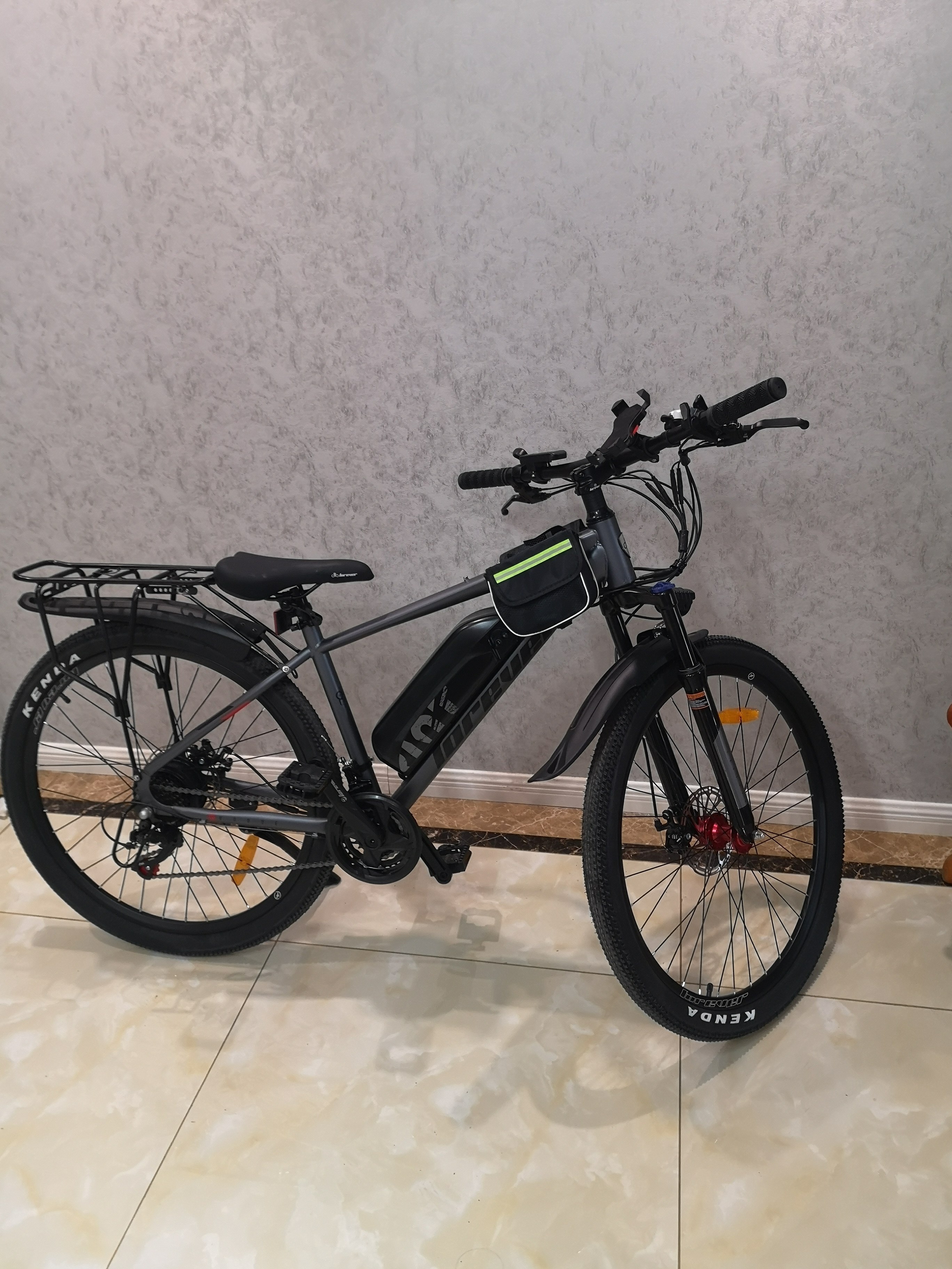 【FOREVER F55Z】Горный электровелосипед, 21 скорость Shimano, съемный литиевый аккумулятор, унисекс, для города и бездорожья photo review