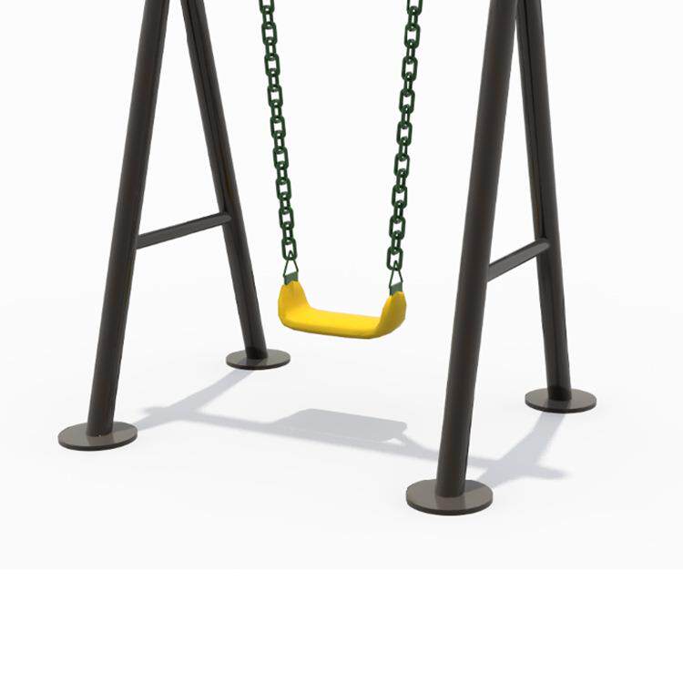 户外秋千吊椅室外庭院花园户外儿童大型游乐摇椅铁艺双人荡秋千椅