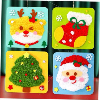 Children's Christmas sewing music handmade diy material