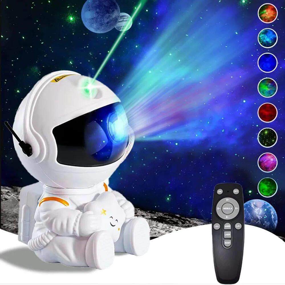 宇航员星空投影灯充满星星环境
