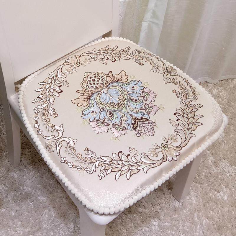 欧式餐椅垫坐垫高档加厚布艺餐桌椅垫办公室椅子坐垫凳子垫带绑带,居家布艺,椅垫,淘宝优惠券,粉丝福利购,淘宝优惠卷
