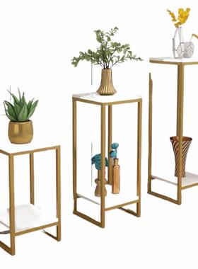 北欧摆件客厅角几简约现代轻奢创意落地大号沙发电视柜旁边装饰品