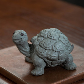 紫砂茶宠龟摆件石敢当乌龟雕塑工艺品茶具茶道配件