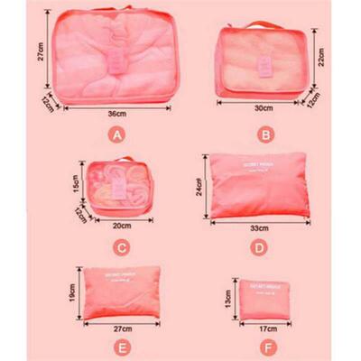 erproof Clothes Storage Luggage Organizer Pouch Packing Cube