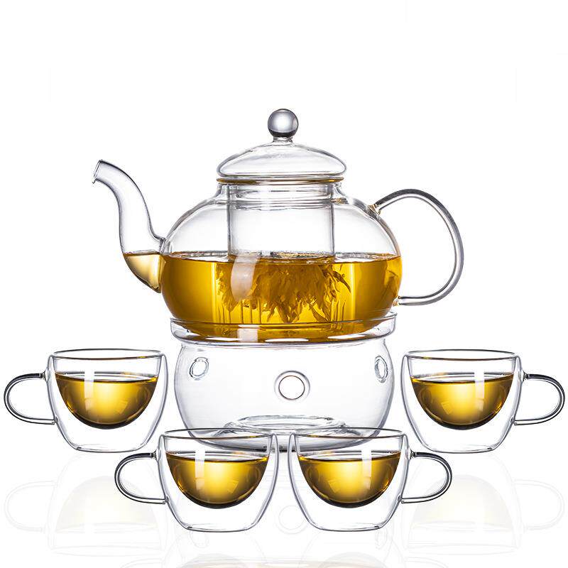 玻璃整套花草茶具套装整套功夫茶具套装水果茶壶带过滤玻璃泡茶壶
