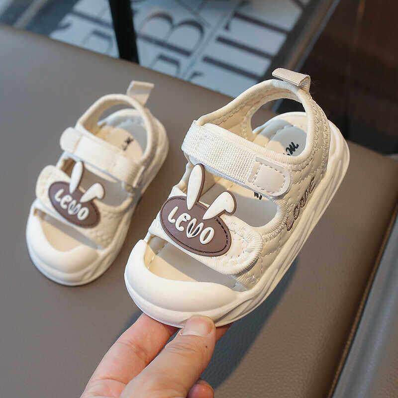 男童舒适软底魔术贴凉鞋1-3岁儿童2026夏季新款宝宝包头防滑童鞋