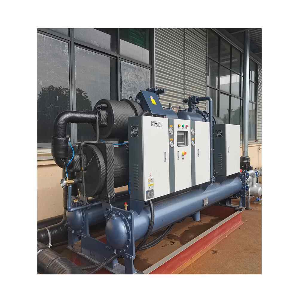 工业水冷螺杆式冷水机低温冷冻机化工制冷机组80P各种非标制冷机
