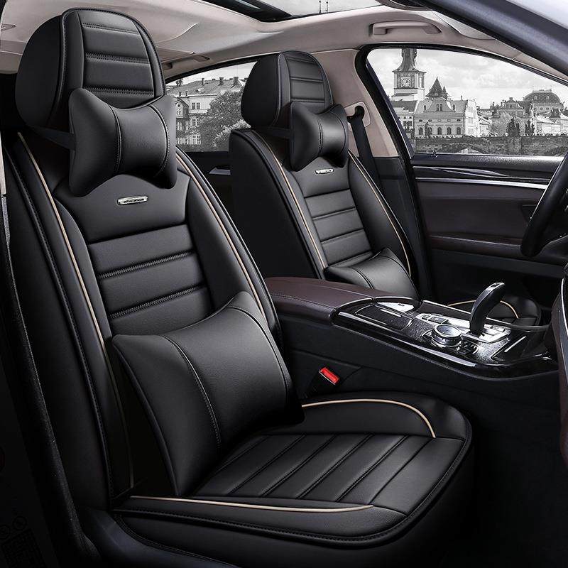 夏季汽车座套全包围冰丝座垫四季适用皮革2021新款坐垫卡通座椅套